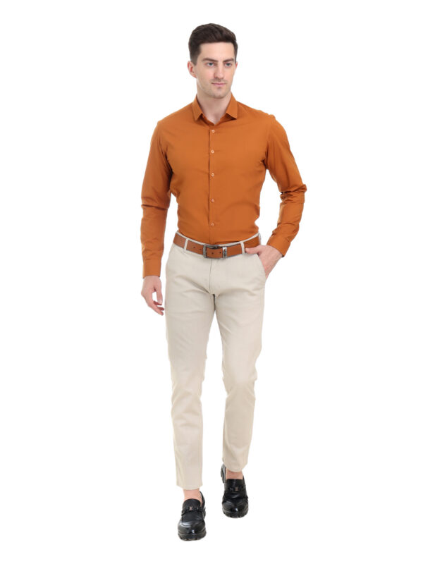 Men's Cotton Lycra Slim Fit Shirt - Image 2