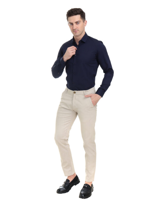 Men's Linen slim fit Trouser - Image 2