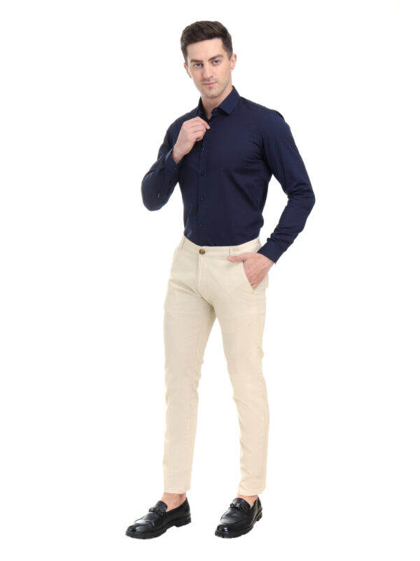 Men's Linen slim fit Trouser - Image 2