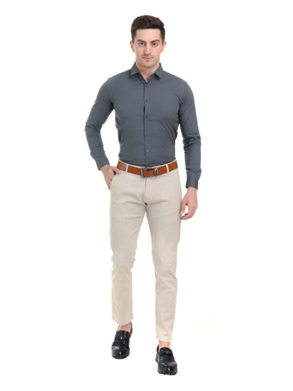 Men's Cotton Lycra Slim Fit Shirt - Image 2