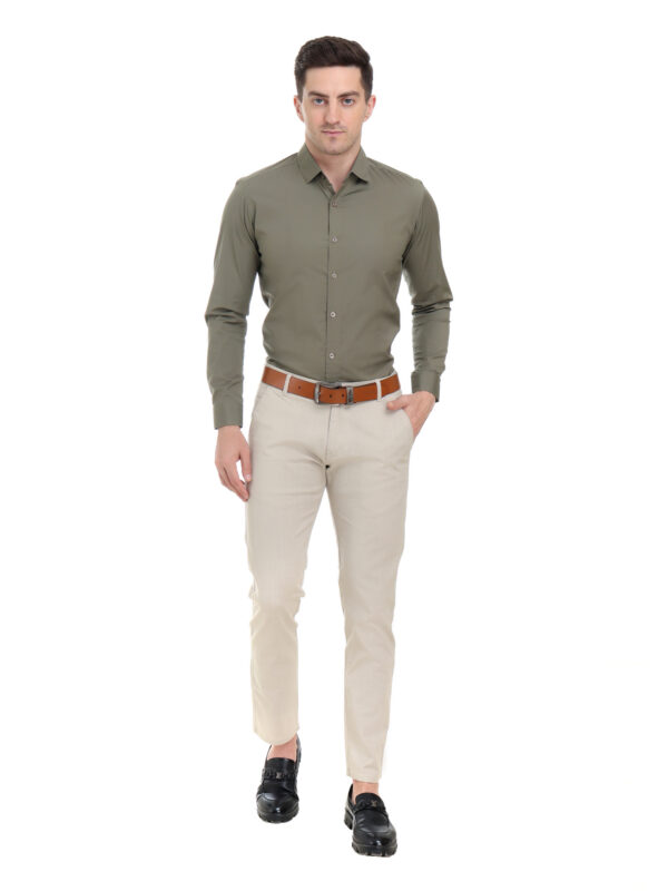 Men's Cotton Lycra Slim Fit Shirt - Image 2