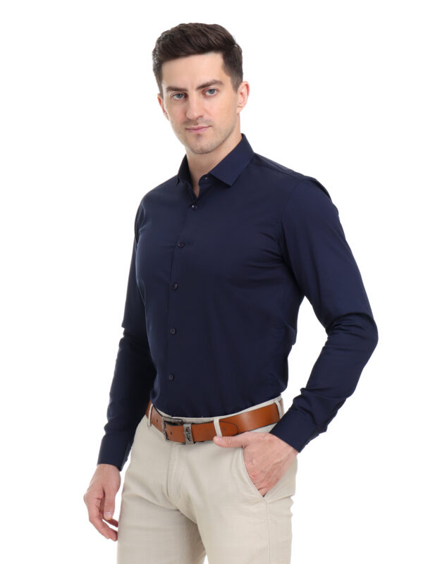 Men's Cotton Lycra Slim Fit Shirt - Image 3