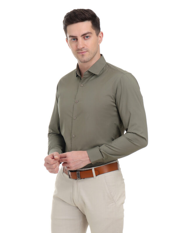 Men's Cotton Lycra Slim Fit Shirt