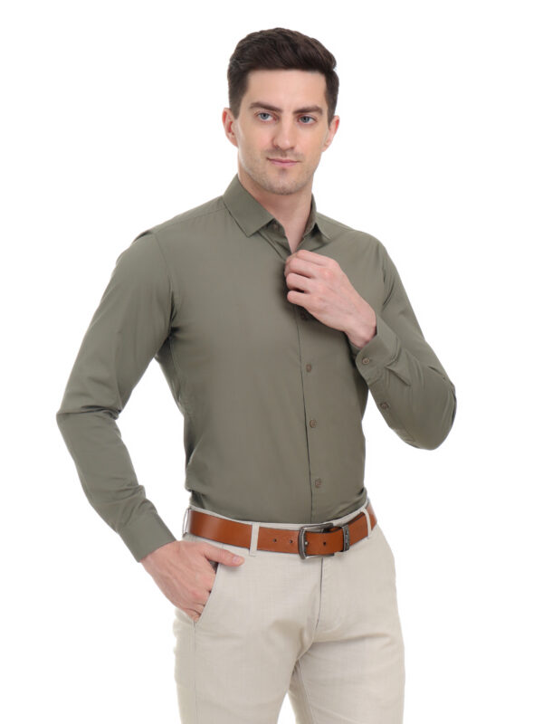 Men's Cotton Lycra Slim Fit Shirt - Image 4