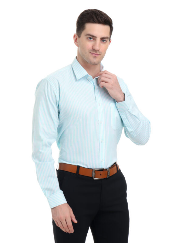 Men's Stripe full Sleeves Shirt - Image 4