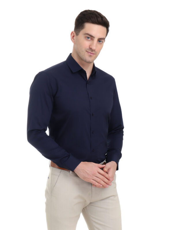 Men's Cotton Lycra Slim Fit Shirt