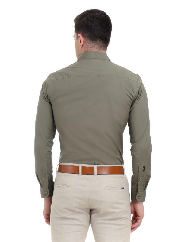 Men's Cotton Lycra Slim Fit Shirt - Image 5