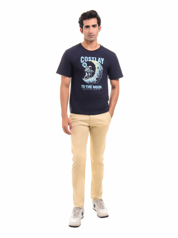 Drop-Shoulder Cotton T-shirts for Men - Image 2