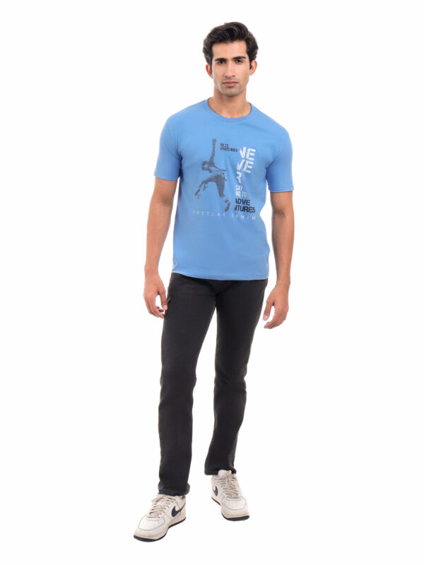 Drop-Shoulder Cotton T-shirts for Men - Image 2