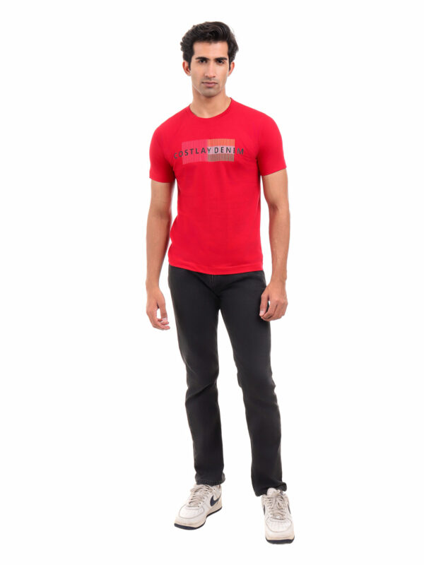 Men's Round Neck Cotton T-shirt - Image 2