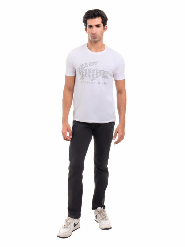 Men's Round Neck Cotton T-shirt - Image 2