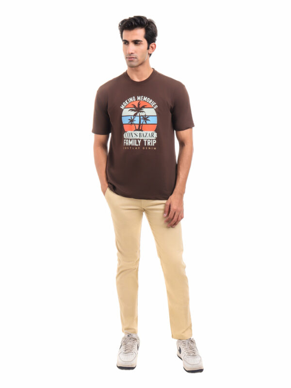 Drop-Shoulder Terry T-shirts for Men - Image 2