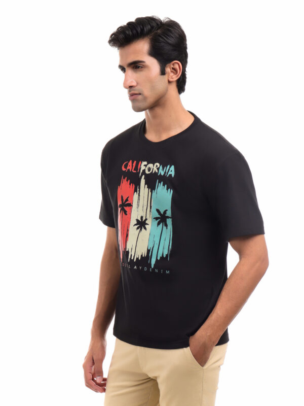 Drop-Shoulder Cotton T-shirts for Men - Image 3