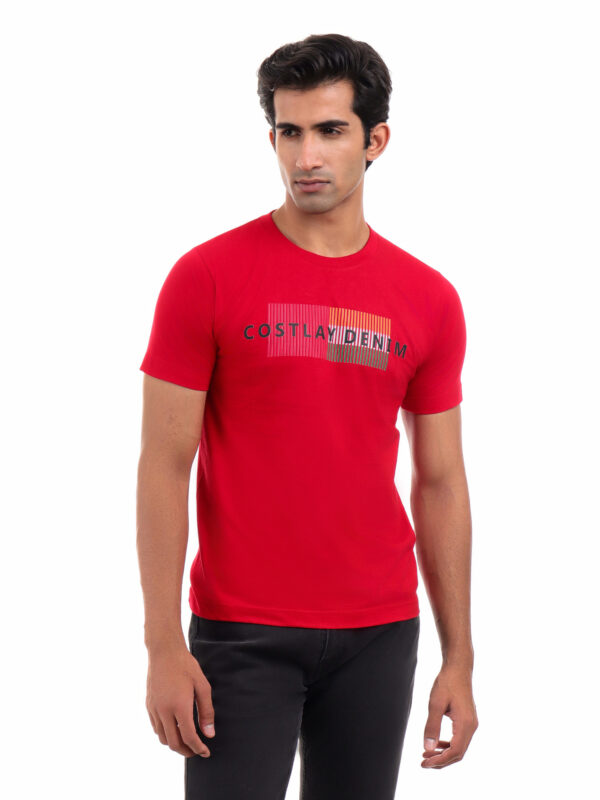 Men's Round Neck Cotton T-shirt - Image 4