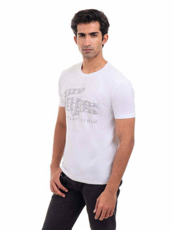 Men's Round Neck Cotton T-shirt - Image 3