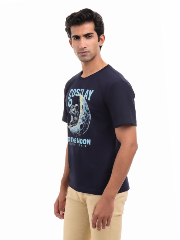 Drop-Shoulder Cotton T-shirts for Men - Image 3