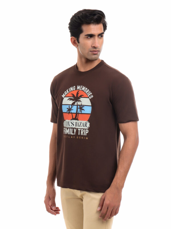 Drop-Shoulder Terry T-shirts for Men - Image 3