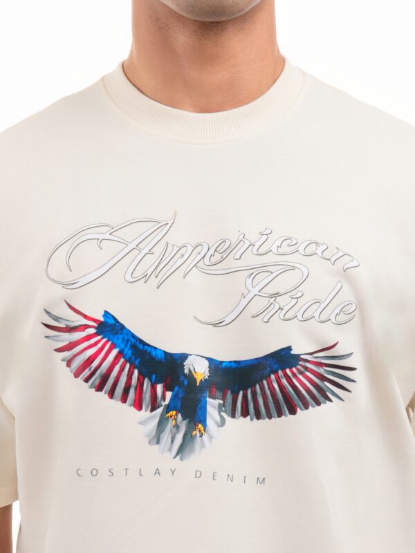 Drop-Shoulder Terry T-shirts for Men - Image 6